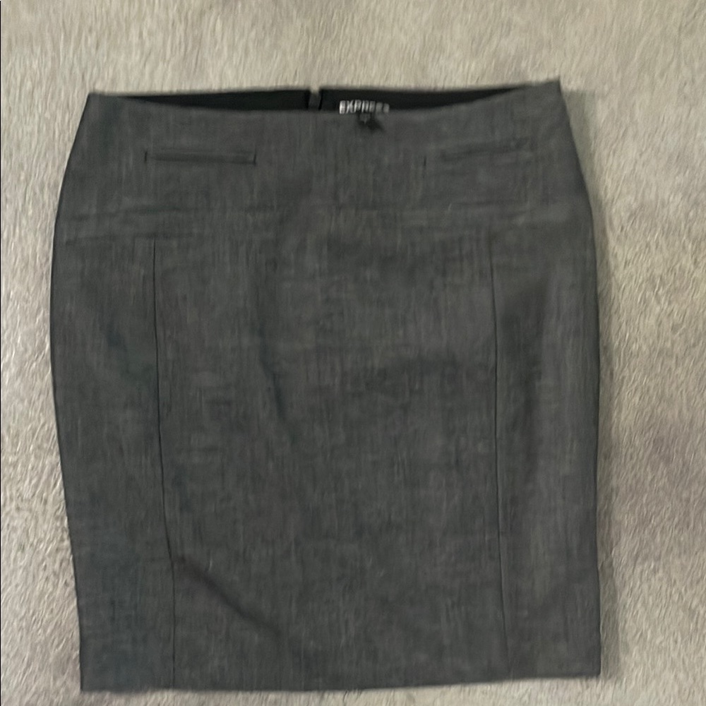 Express Gray Mini Pencil Skirt size (6)